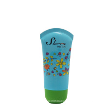Free sample oval shape cute clear baby lotion tube